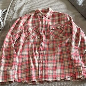 Wythe NY Washed flannel workshirt